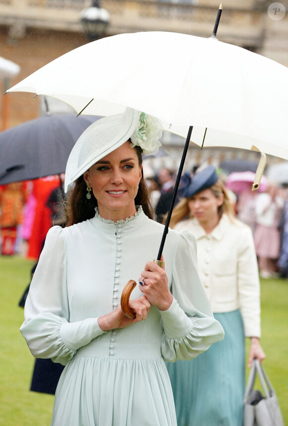 Catherine (Kate) Middleton, duchesse de Cambridge, lors d'une Royal Garden Party au Buckingham Palace à Londres, Royaume Uni, le 25 mai 2022. 