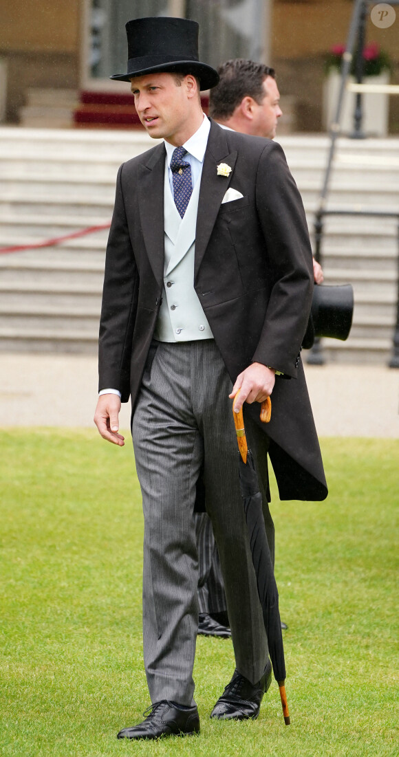 Le prince William, duc de Cambridge, lors d'une Royal Garden Party au Buckingham Palace à Londres, Royaume Uni, le 25 mai 2022. 