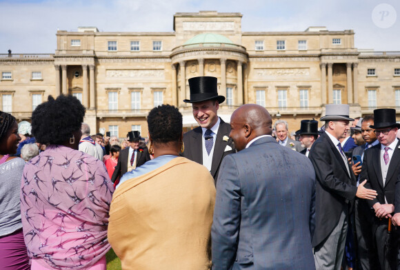 Le prince William, duc de Cambridge, lors d'une Royal Garden Party au Buckingham Palace à Londres, Royaume Uni, le 25 mai 2022. 