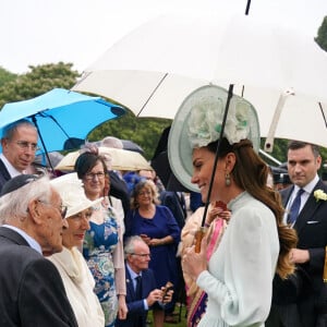 Catherine (Kate) Middleton, duchesse de Cambridge, lors d'une Royal Garden Party au Buckingham Palace à Londres, Royaume Uni, le 25 mai 2022. 