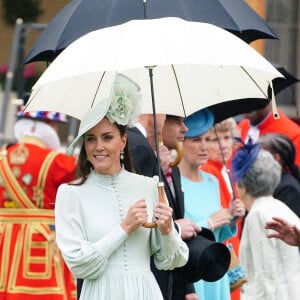 Catherine (Kate) Middleton, duchesse de Cambridge, lors d'une Royal Garden Party au Buckingham Palace à Londres, Royaume Uni, le 25 mai 2022. 