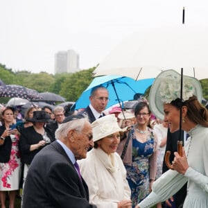 Catherine (Kate) Middleton, duchesse de Cambridge, lors d'une Royal Garden Party au Buckingham Palace à Londres, Royaume Uni, le 25 mai 2022. 