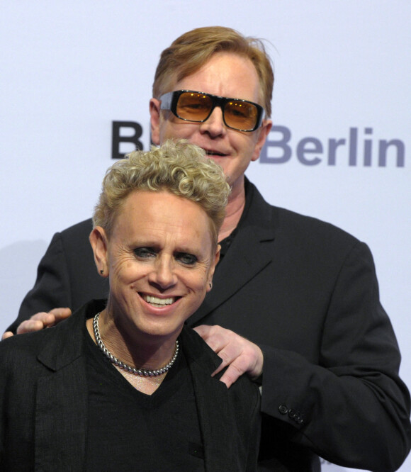 Martin Gore et Andrew Fletcher - ECHO Awards à Berlin, le 4 mars 2010. @ Soeren Stache/DPA/ABACAPRESS.COM