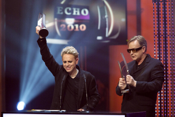 Martin Gore et Andrew Fletcher - ECHO Awards à Berlin, le 4 mars 2010. @ ActionPress/ABACAPRESS.COM