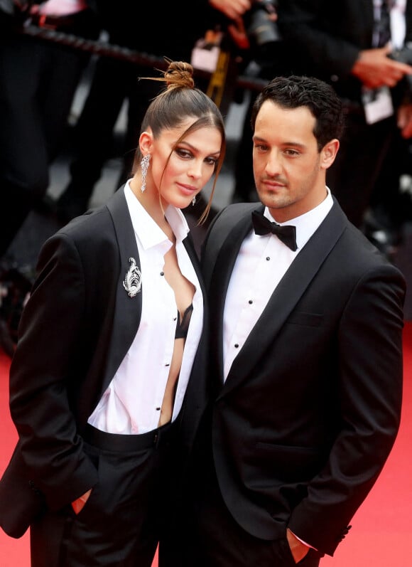 Iris Mittenaere et son compagnon Diego El Glaoui - Montée des marches du film " Top Gun : Maverick " lors du 75ème Festival International du Film de Cannes. Le 18 mai 2022 © Dominique Jacovides / Bestimage