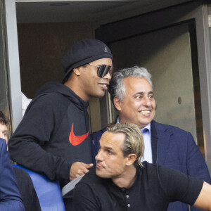Ronaldinho - Les célébrités assistent à la victoire du Real Madrid face à Liverpool (1-0) en finale de la Ligue des Champions au stade de France, le 28 mai 2022. © Cyril Moreau / Bestimage