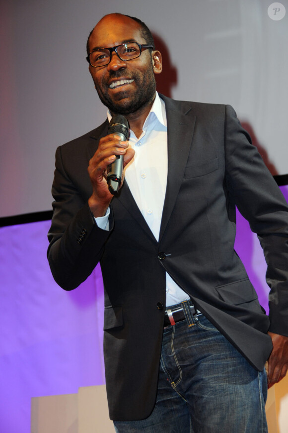 Lucien Jean-Baptiste lors de la remise des prix Henri-Langlois à Vincennes le 1er février 2010