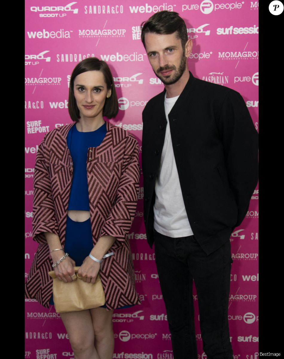 Yelle et son compagnon DJ Grand Marnier (Jean-François Perrier) - Soirée à la suite Sandra and Co à Cannes, le 17 mai 2015.