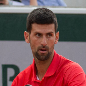 Novak Djokovic - Match N.Djokovic - A.Molcan lors des Internationaux de France de Tennis de Roland Garros. © MPP / Bestimage