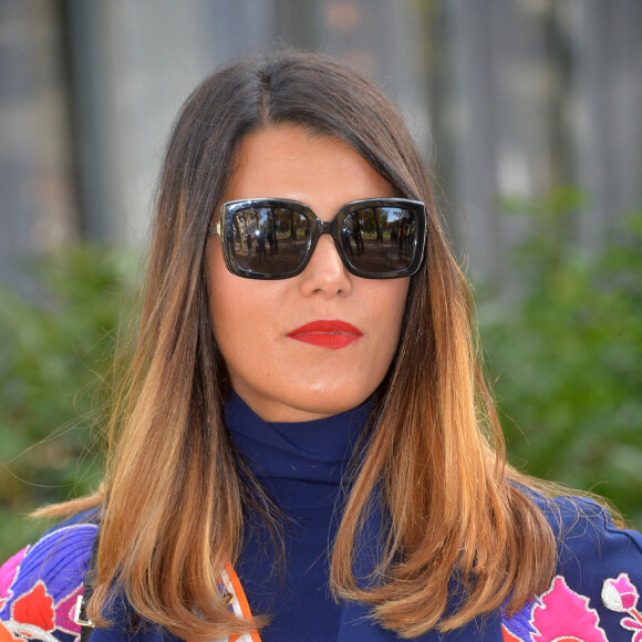 Exclusif - Karine Ferri - People au défilé de mode PAP printemps-été 2020 "Leonard" à Paris le 27 septembre 2019 © Veeren / Christophe Clovis / Bestimage 