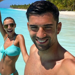 Enzo Zidane et sa fiancée Karen.
