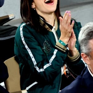 Nolwenn Leroy - Célébrités dans les tribunes des internationaux de France de Roland Garros à Paris le 31 mai 2022. © Cyril Moreau - Dominique Jacovides/Bestimage 