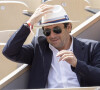 Patrick Bruel - Célébrités dans les tribunes des internationaux de France de Roland Garros à Paris. © Cyril Moreau - Dominique Jacovides/Bestimage 