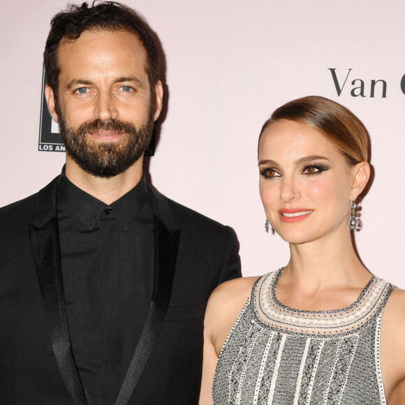 Benjamin Millepied et sa femme Natalie Portman - Les célébrités lors de la soirée 'L.A. Dance Project' à Los Angeles, le 20 octobre 2019.