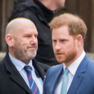 Le prince Harry, duc de Sussex, et Meghan Markle, duchesse de Sussex - La famille royale d'Angleterre lors de la cérémonie du Commonwealth en l'abbaye de Westminster à Londres, le 9 mars 2020. 