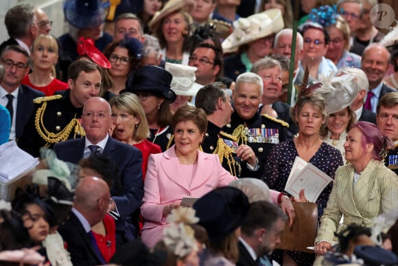 La Première ministre d'Ecosse Nicola Sturgeon et son mari Peter Murrell - Les membres de la famille royale et les invités lors de la messe célébrée à la cathédrale Saint-Paul de Londres, dans le cadre du jubilé de platine (70 ans de règne) de la reine Elisabeth II d'Angleterre. Londres, le 3 juin 2022. 