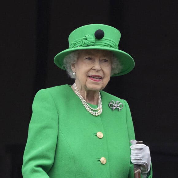 La reine Elisabeth II d'Angleterre - Jubilé de platine de la reine Elisabeth II d'Angleterre à Bukingham Palace à Londres