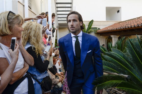 Feliciano Lopez - Les invités arrivent au mariage de Rafael Nadal et Xisca Perello à Majorque le 19 octobre 2019. 