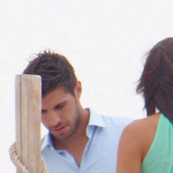 Rafael Nadal et sa petite amie Xisca Perello se rendent à un mariage à Formentera, le 19 juillet 2014 