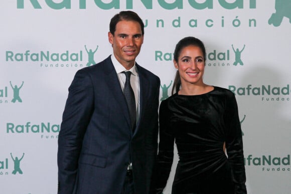 Rafael Nadal, fondateur de Rafa Nadal Foundation et Xisca Perello, directrice générale de Rafa Nadal Foundation - Rafael Nadal fête le 10 ème anniversaire de son association "RafaNadal Foundation" au Consulat italien à Madrid. 