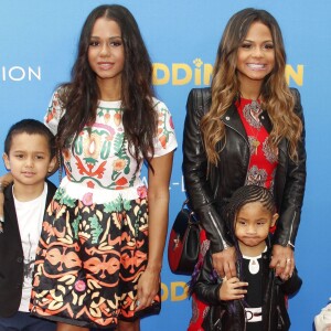 Christina Milian et sa soeur Danielle Milian - Première du film "Paddington" au Chinese Theatre à Hollywood. Le 10 janvier 2015