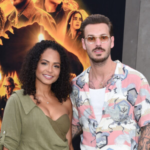 Christina Milian et boyfriend Matt Pokora à la première du film "Jurassic World Dominion" à Los Angeles,