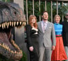 Bryce Dallas Howard, Chris Pratt, Laura Dern, et Jeff Goldblum à la première du film "Jurassic World Dominion" à Los Angeles, le 6 juin 2022.