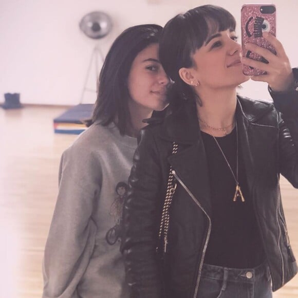 Alizée et sa fille Annily