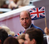 Le prince William, duc de Cambridge - Concert du jubilé de platine de la reine devant le palais de Buckingham à Londres le 4 juin 2022. 