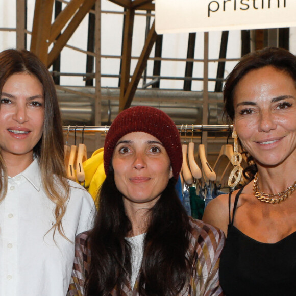 Isabelle Funaro, Gaëlle Constantini, Sandra Sisley lors du Cocktail dînatoire et de la soirée découverte de l'univers des marques "Atelier R&C" et "Be" au 7ème Ciel (Le Printemps) à Paris le 9 juin 2022. © Christophe Clovis / Bestimage 