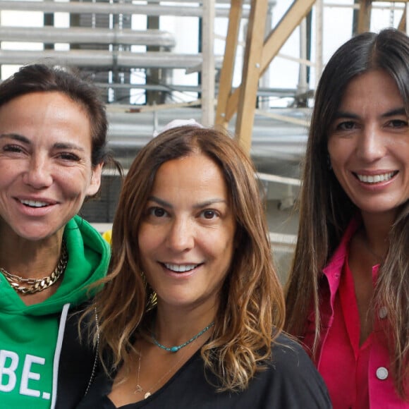 Sandra Sisley, Anne-Sophie Aparis, Géraldine Demri (créatrice de l'atelier R&C) lors du Cocktail dînatoire et de la soirée découverte de l'univers des marques "Atelier R&C" et "Be" au 7ème Ciel (Le Printemps) à Paris le 9 juin 2022. © Christophe Clovis / Bestimage 