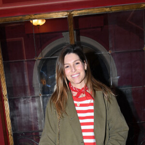 Exclusif - Laury Thilleman (Miss France 2011) - Générale du chanteur Amir Haddad, seul-en-scène dans la pièce "Sélectionné" mise en scène par S. Suissa au théâtre Edouard VII à Paris le 28 mars 2022. © Rachid Bellak/Bestimage Sélectionné, texte de M. Elya, raconte l'incroyable histoire du nageur Alfred Nakache, dont une piscine parisienne porte le nom dans le XXème arrondissement. Cet athlète a été plusieurs fois champion de France avant et après sa déportation à Auschwitz car de confession juive. © Rachid Bellak /Bestimage 