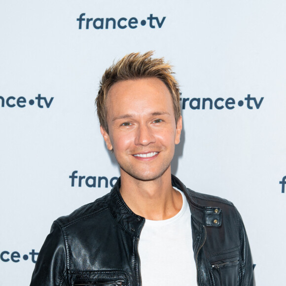 Cyril Féraud lors du photocall dans le cadre de la conférence de presse de France Télévisions au Pavillon Gabriel à Paris, France, le 24 août 2021. © Pierre Perusseau/Bestimage 