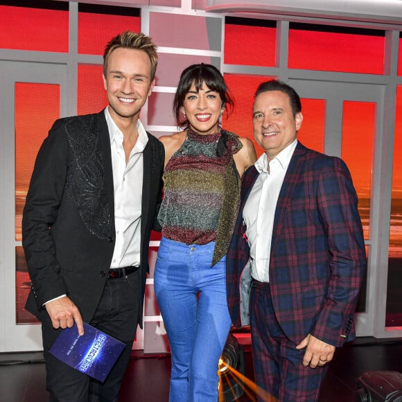 Exclusif - Cyril Féraud, Nolwenn Leroy et Jean-Marc Généreux - Enregistrement de l'émission "Spectaculaire" à Paris, diffusée le 15 janvier sur France 2. © Pierre Perusseau / Bestimage 