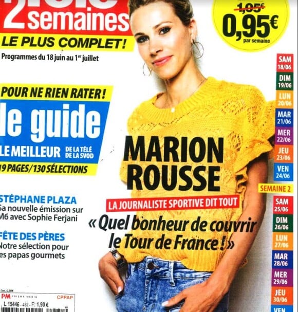 Couverture du magazine "Télé 2 Semaines", programmes du 18 juin au 1er juillet 2022.