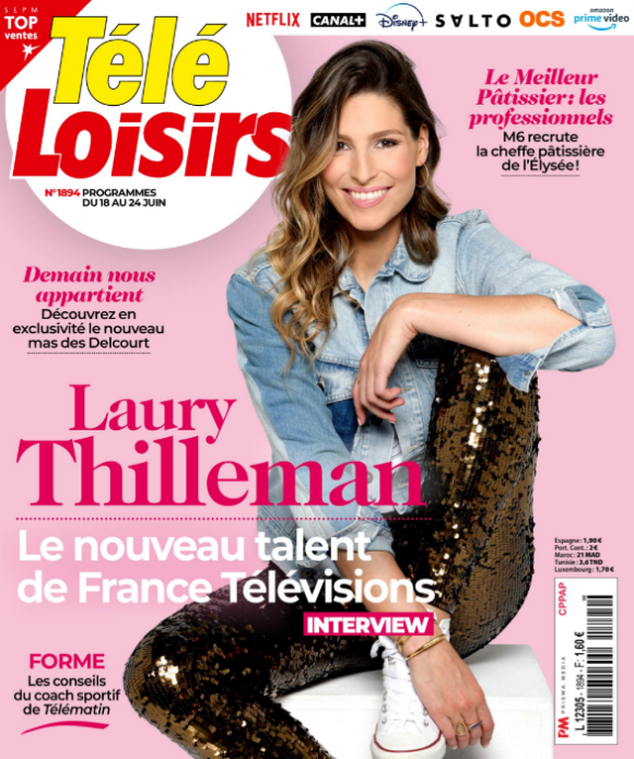 Laury Thilleman fait la couverture de "Télé Loisirs", dont le numéro est paru le 13 juin 2022
