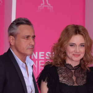 Jean-Michel Tinivelli et Marine Delterme - 2e édition du "Canneseries" au palais des Festivals à Cannes, le 6 avril 2019. © Rachid Bellak/Bestimage