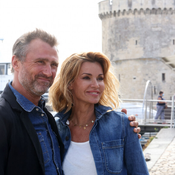Alexandre Brasseur et Ingrid Chauvin - Festival de la Fiction de La Rochelle. Le 18 septembre 2021. © Jean-Marc Lhomer / Bestimage