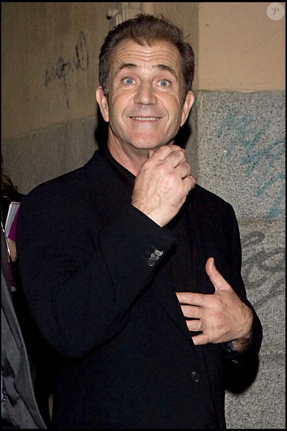 Mel Gibson à l'avant-première de Hors de contrôle, à Madrid, le 1er février 2010 !