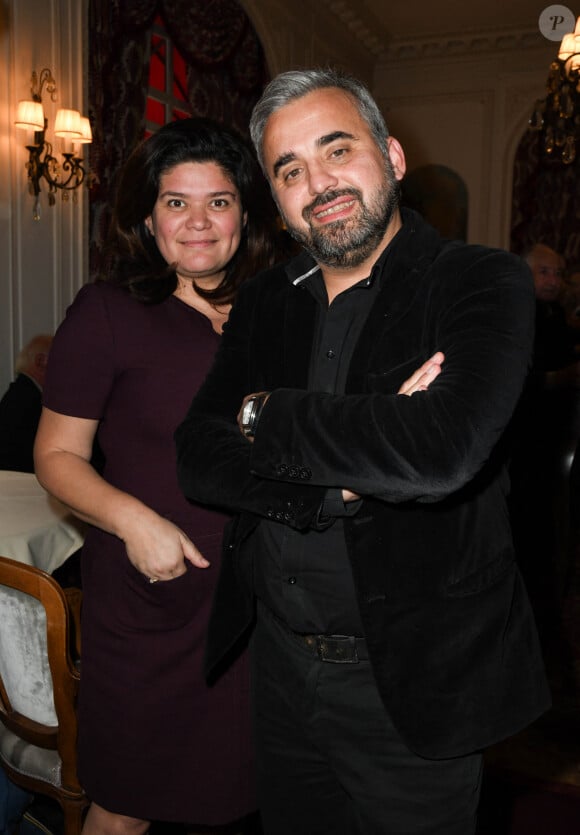 Raquel Garrido et Alexis Corbière - Lancement du livre "Sardou Regards" de B.Kossek à l'hôtel Raphael à Paris, France, le 15 avril 2019