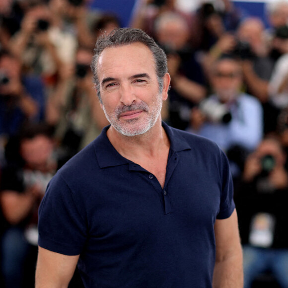 Jean Dujardin au photocall du film "Novembre" lors du 75e Festival International du Film de Cannes © Dominique Jacovides/Bestimage 