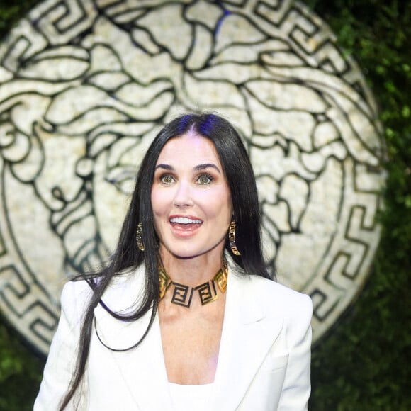 Demi Moore - People à la soirée "Versace" lors de la fashion week de Milan. Le 26 septembre 2021 