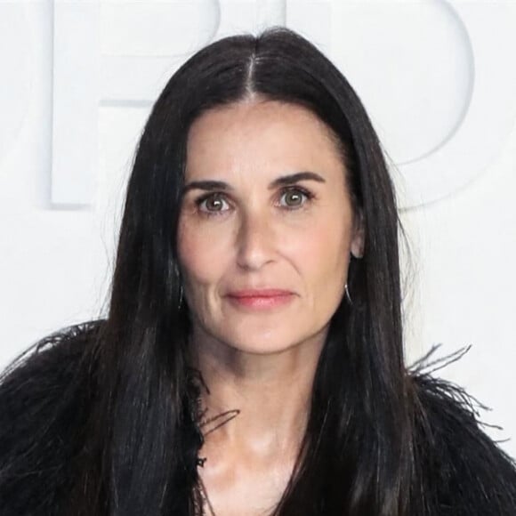 Demi Moore - Les célébrités posent avant d'assister au défilé Tom Ford: Autumn/Winter 2020 aux Milk Studios dans le quartier de Hollywood à Los Angeles, le 7 février 2020 