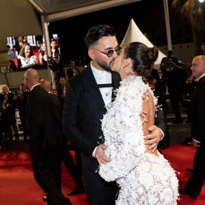 Thomas Vergara et sa femme Nabilla Benattia lors du 75ème Festival International du Film de Cannes. Le 25 mai 2022 © Cyril Moreau / Bestimage 
