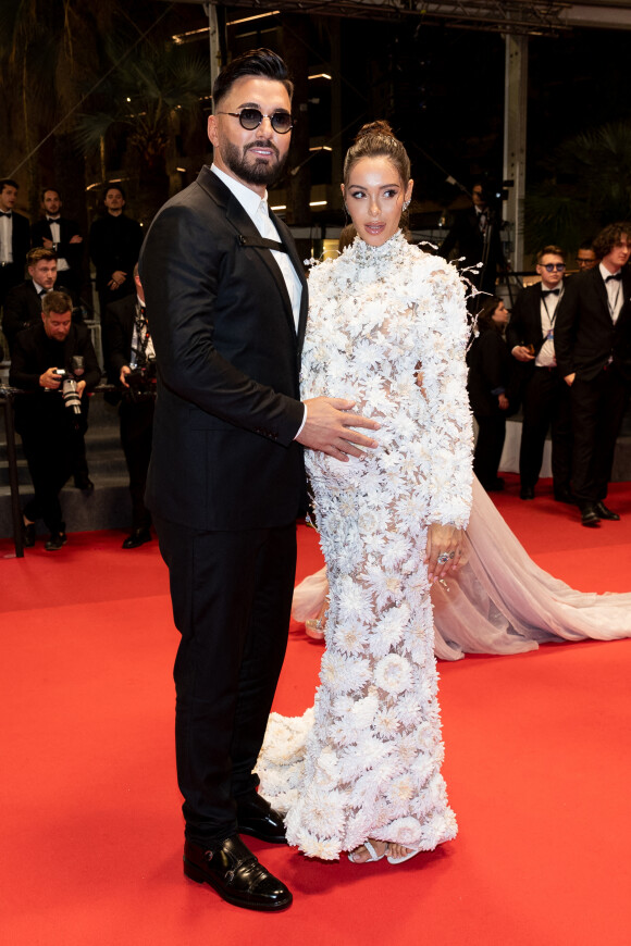 Thomas Vergara et sa femme Nabilla Benattia lors du 75ème Festival International du Film de Cannes. © Cyril Moreau / Bestimage 