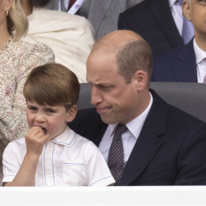 Le prince Louis de Cambridge, Le prince William, duc de Cambridge, - Jubilé de platine de la reine Elisabeth II d'Angleterre à Bukingham Palace à Londres. 