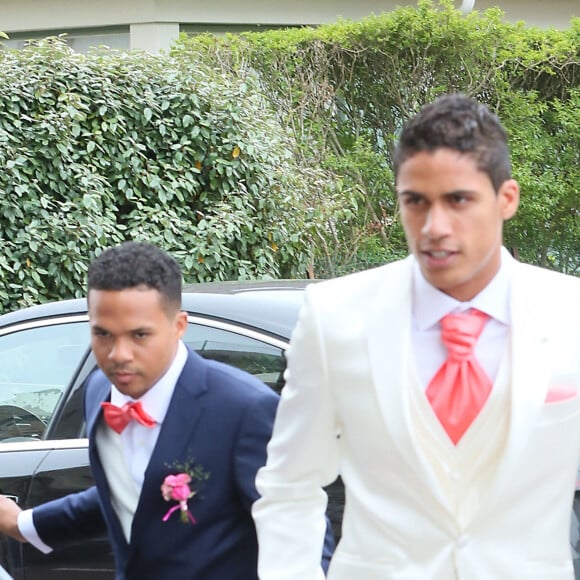 Mariage de Raphaël Varane et Camille Tytgat à la mairie du Touquet puis en l'église Sainte-Jeanne d'Arc le 20 juin 2015