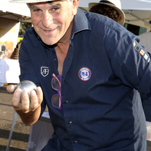 Tex au Trophée de la Pétanque Gastronomique à Paris Yacht Marina le 21 juin 2022 © Cédric Perrin / Bestimage