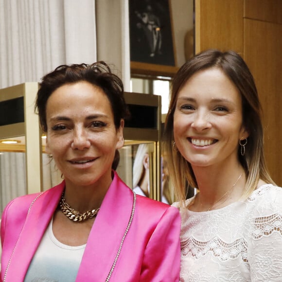 Sandra Sisley, Isabelle Ithurburu - Cocktail dînatoire pour la marque de Joaillerie Helena Joy à l' hôtel Brach à Paris le 11 mai 2022. © Marc Ausset-Lacroix/Bestimage 