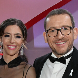 Dany Boon (porte le ruban blanc "Maintenant on agit" ) et sa femme Yael - Arrivées lors de la 43ème cérémonie des Cesar à la salle Pleyel à Paris, le 2 mars 2018. © Stephane Kossman / Bestimage 